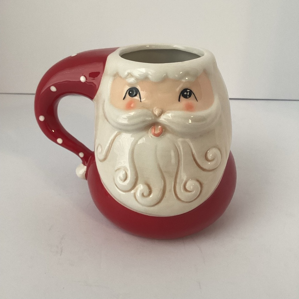 JOHANNA PARKER: Santa Claus Christmas coffee mug holiday decor